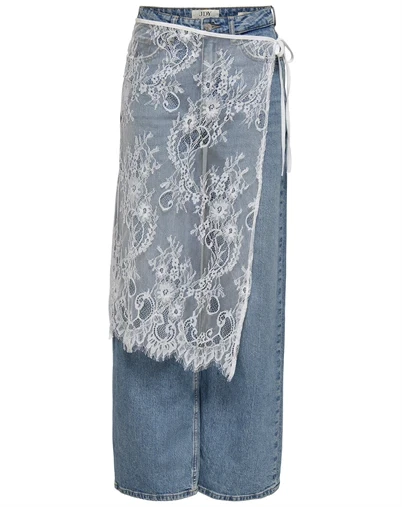 JDY - JDYWinnie Lace Tørklæde - White
